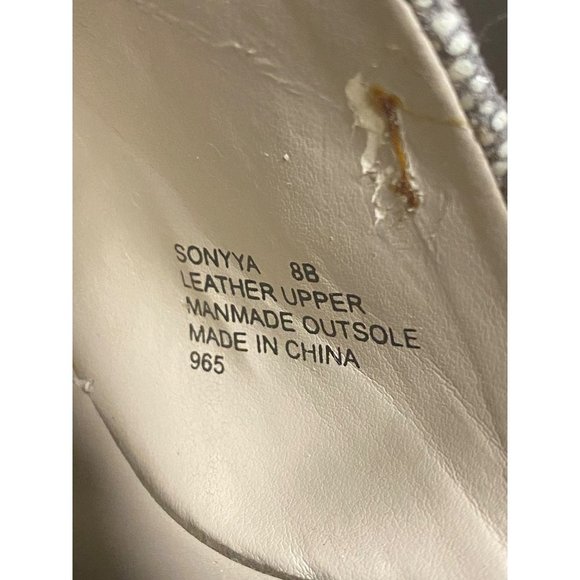 Steven by Steve Madden heels. Siege color leather on top, suede heel‎ Sz 8 - Picture 10 of 11